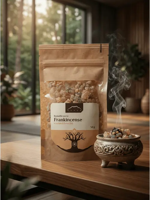 Frankincense — żywica z drzewa Boswellia sacra