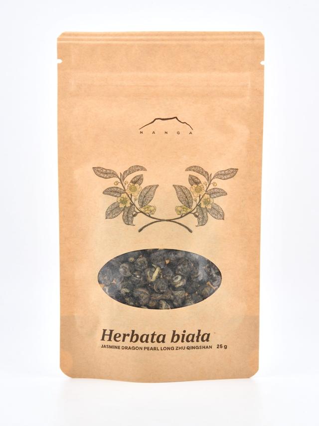 Herbata biała - Jasmine Dragon Pearl Long Zhu Qingshan