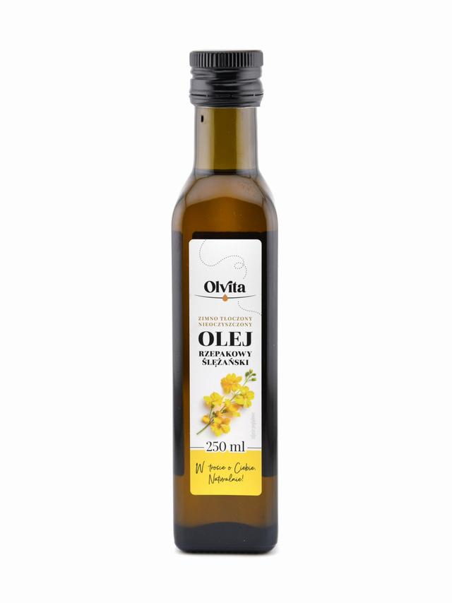 Olej rzepakowy zimnotłoczony Olvita