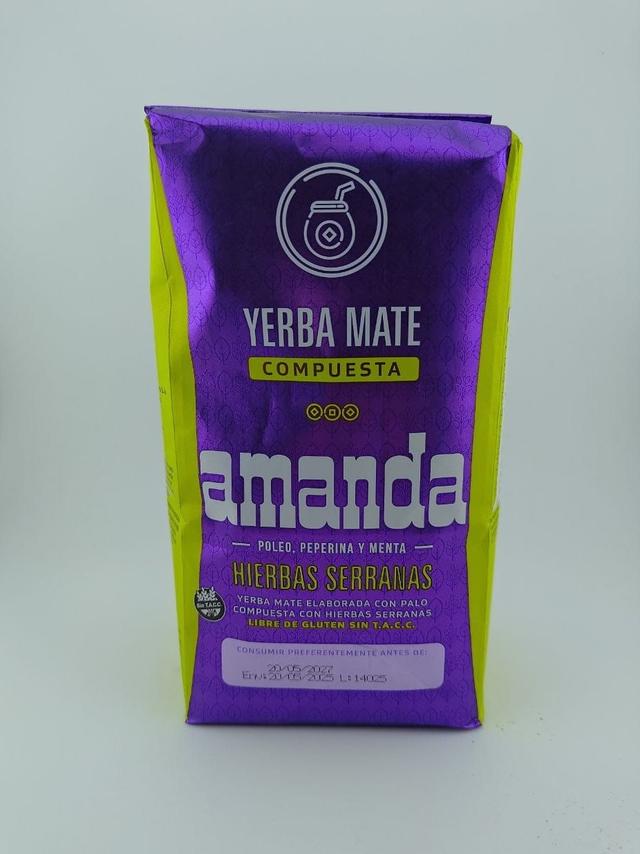 Yerba Mate Amanda Hierbas Serranas