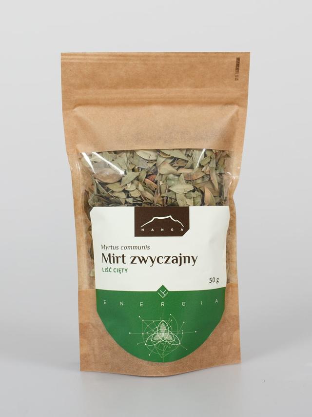 Mirt zwyczajny liść