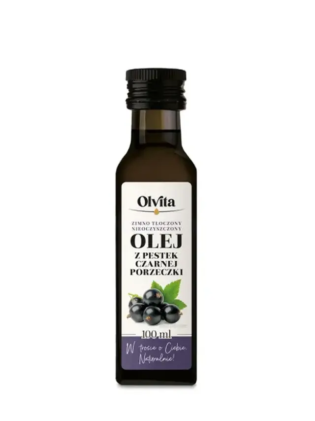 Olej z pestek czarnej porzeczki zimnotłoczony Olvita