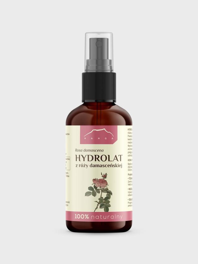 Hydrolat z róży damasceńskiej 100% Nanga