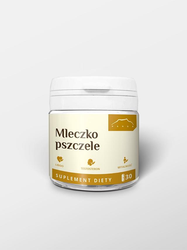Mleczko pszczele liofilizowane kapsułki 200 mg