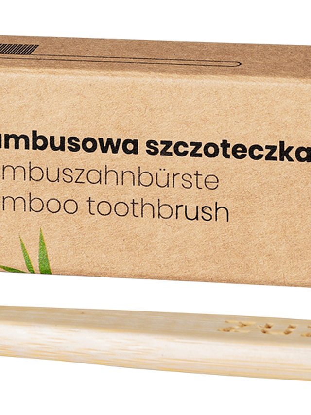 Szczoteczka bambusowa do zębów dla dzieci