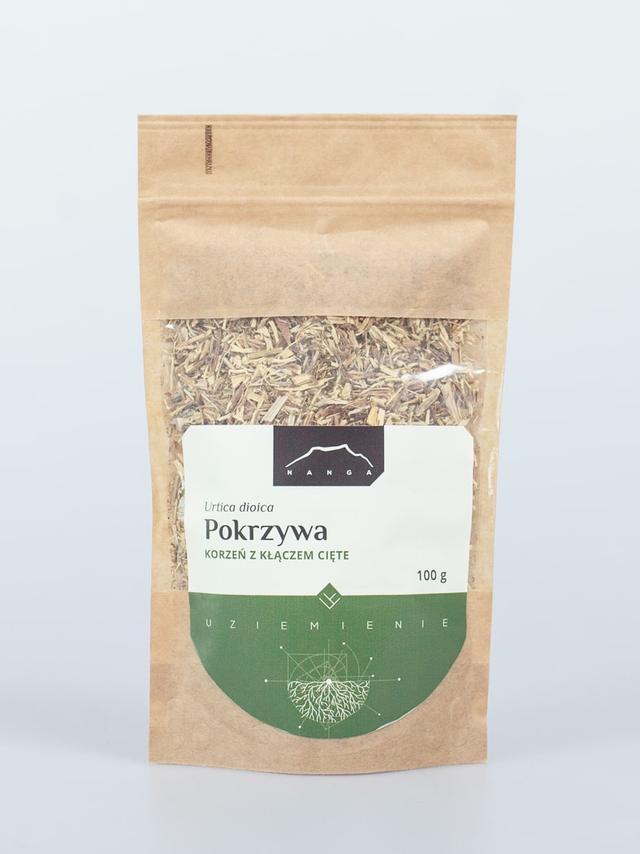 Pokrzywa korzeń z kłączem