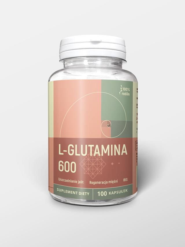 L-Glutamina 100 kapsułek x 600mg