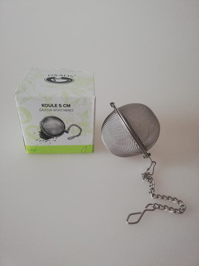 Zaparzacz metalowy kulka