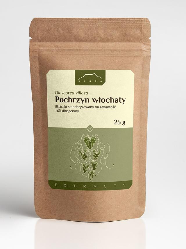 Pochrzyn włochaty (wild yam) ekstrakt 16% diosgeniny