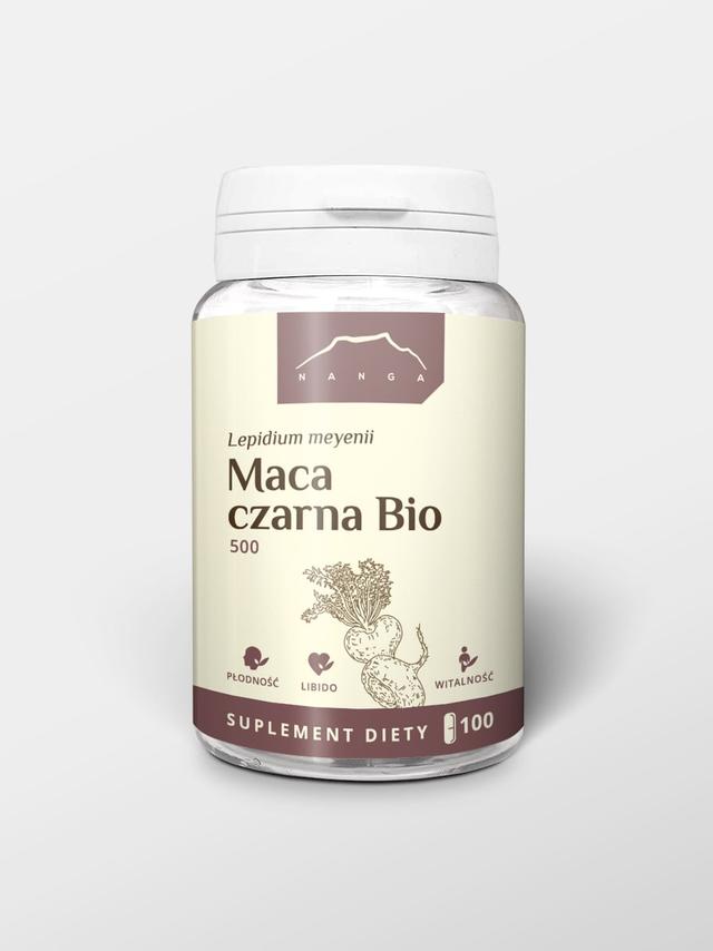 Maca czarna Bio 100 kapsułek x 500 mg
