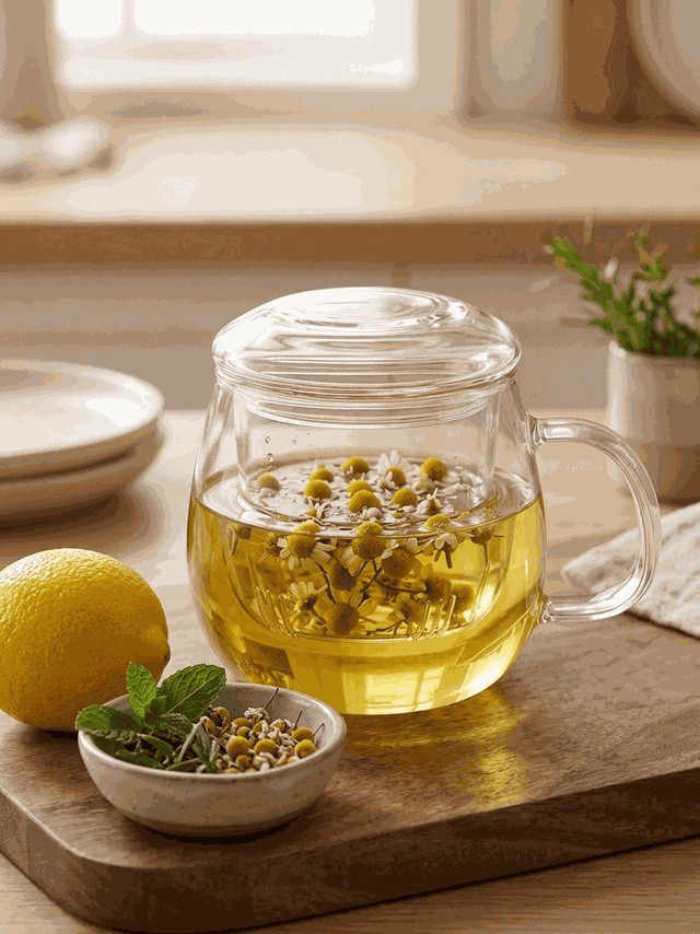 Kubek szklany z zaparzaczem  015-0107