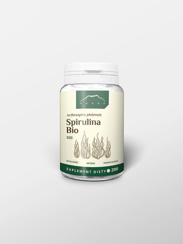 Spirulina Bio w tabletkach 500 mg