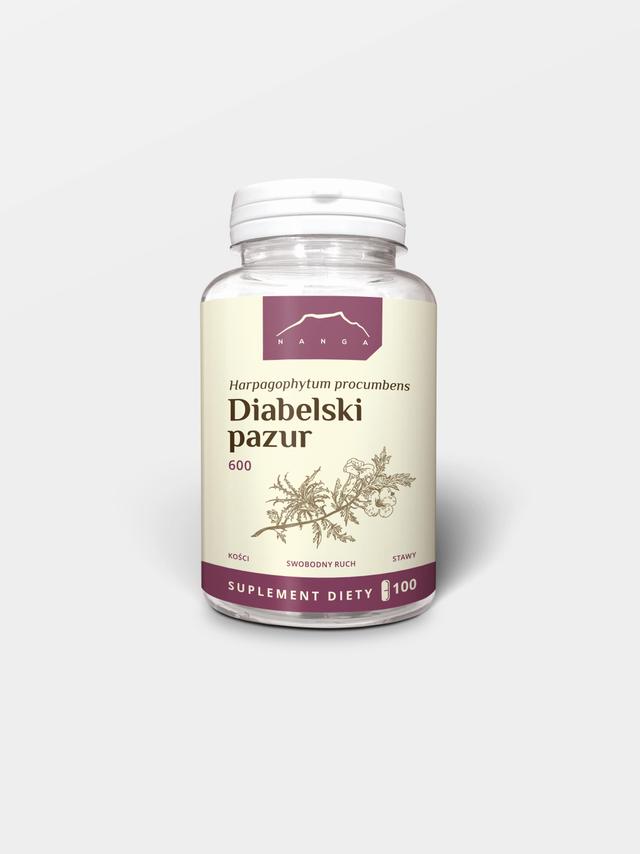Diabelski pazur 100 kapsułek x 600 mg - czarci pazur