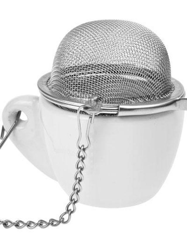 Zaparzacz metalowy kulka + mini filiżanka 4,5 cm