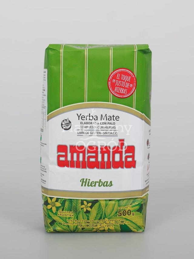Yerba Mate Amanda Hierbas 500g