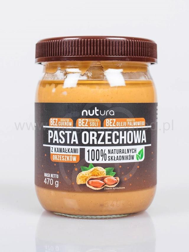 Pasta orzechowa z kawałkami orzechów 470g