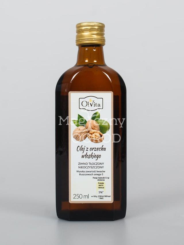 Olej z orzecha włoskiego zimnotłoczony Olvita 250 ml