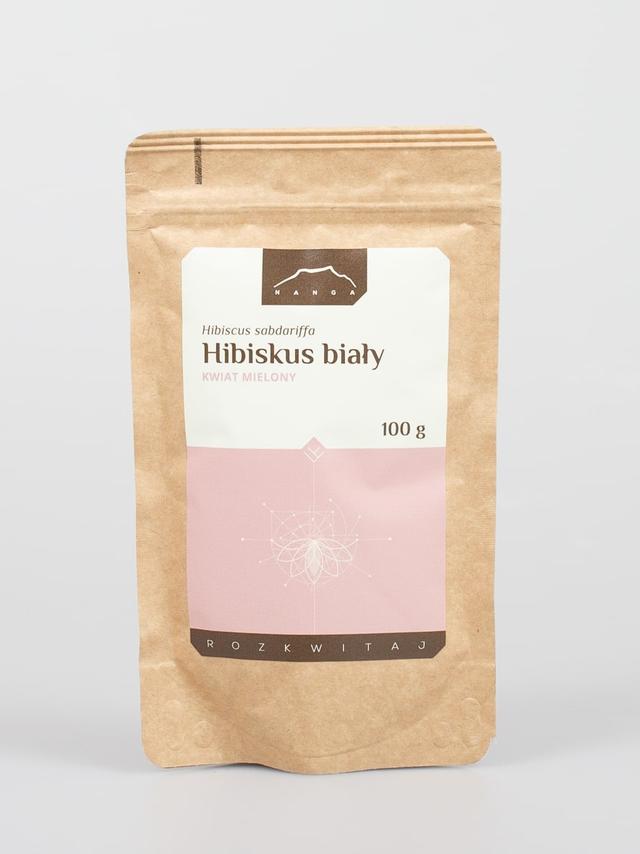 Hibiskus biały kwiat