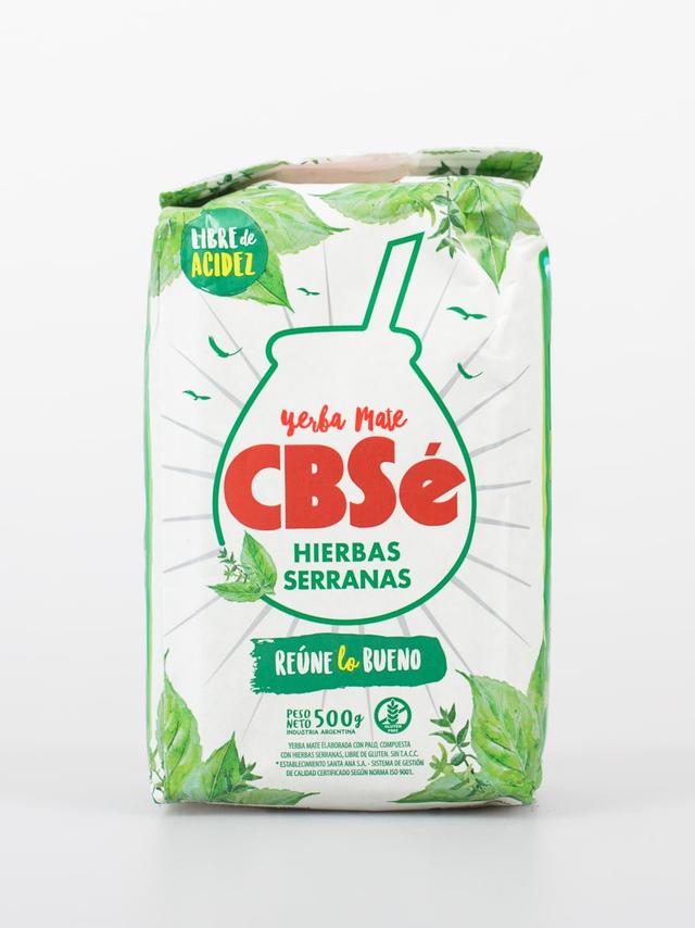 Yerba Mate CBSe hierbas serranas miętowa 500g