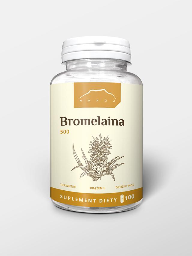 Bromelaina 100 kapsułek x 500 mg
