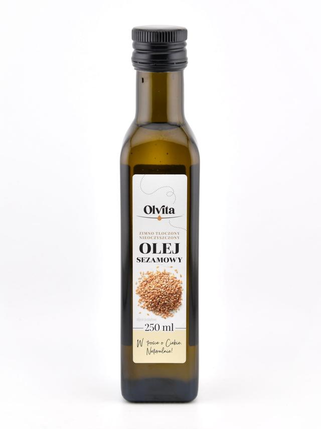 Olej sezamowy zimnotłoczony Olvita