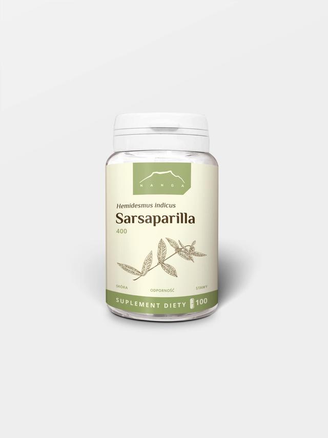 Sarsaparilla 100 kapsułek x 400 mg