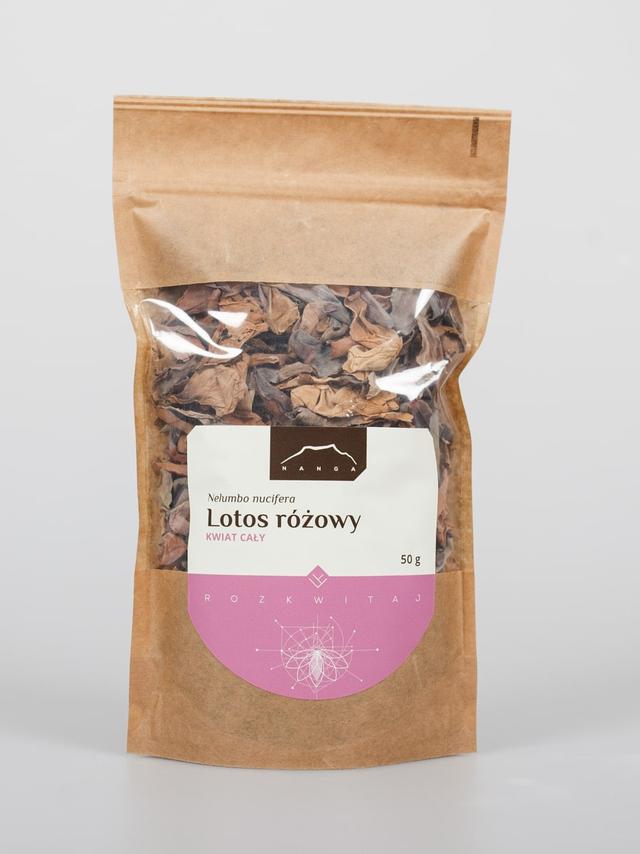 Lotos różowy kwiat