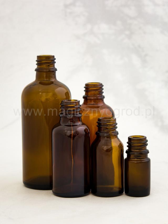 Buteleczka z brązowego szkła 5ml - 100ml gwint 18mm