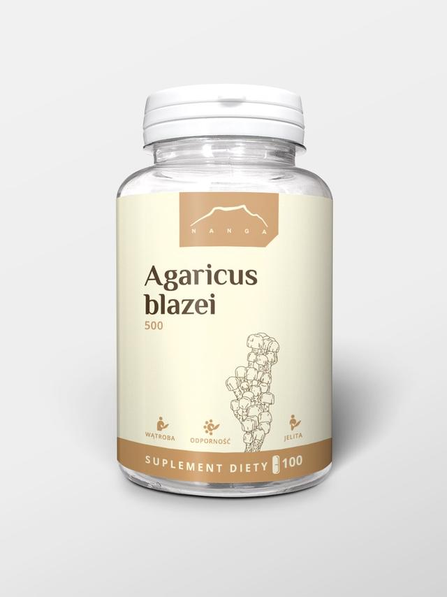 Agaricus blazei ekstrakt 100 kapsułek x  500 mg