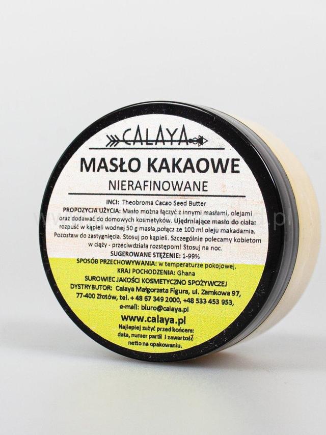 Masło kakaowe nierafinowane