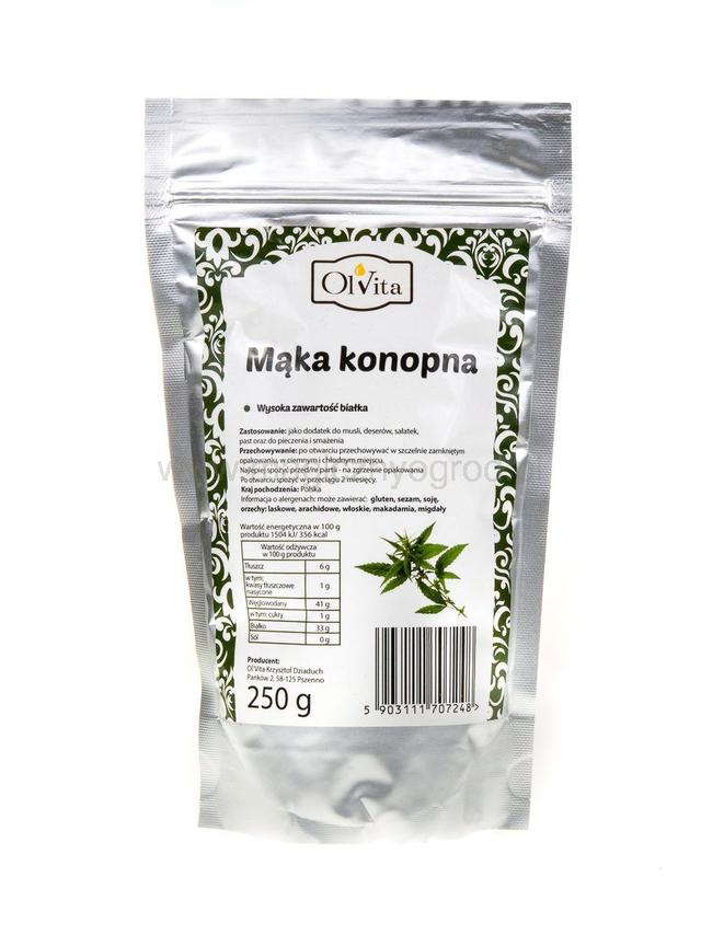 Mąka z nasion konopi 250g