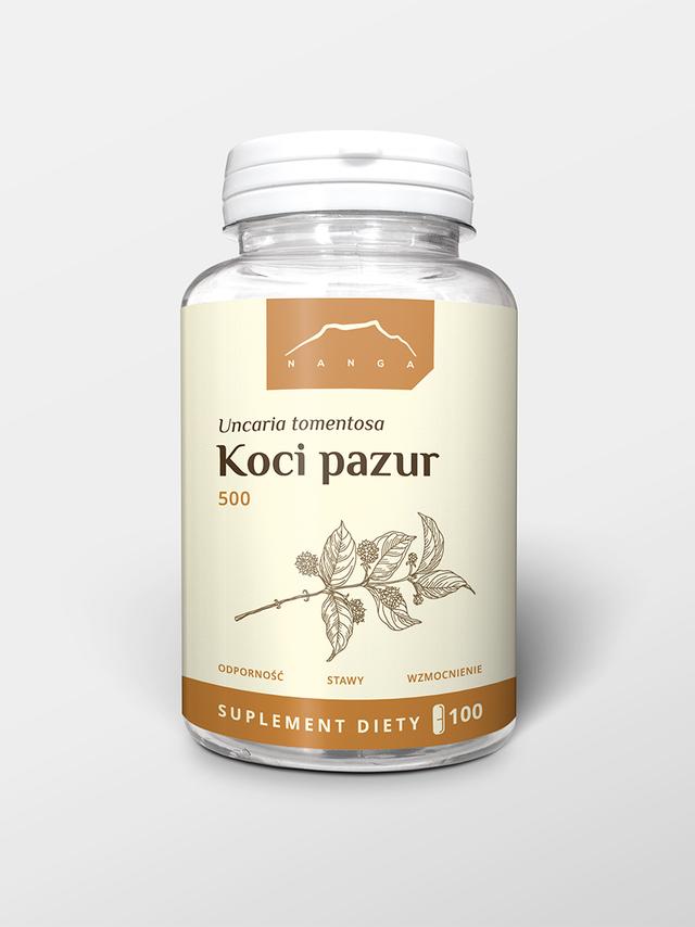 Koci pazur - vilcacora kapsułki x 500 mg