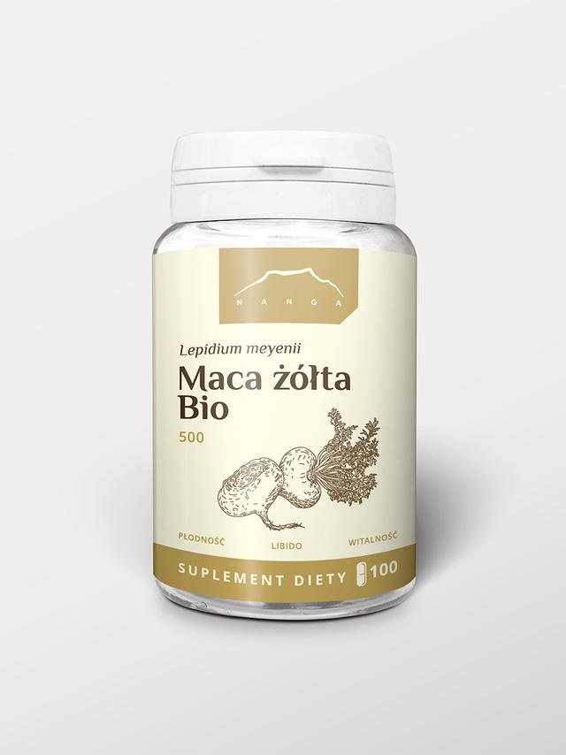 Maca żółta w kapsułkach BIO x500mg