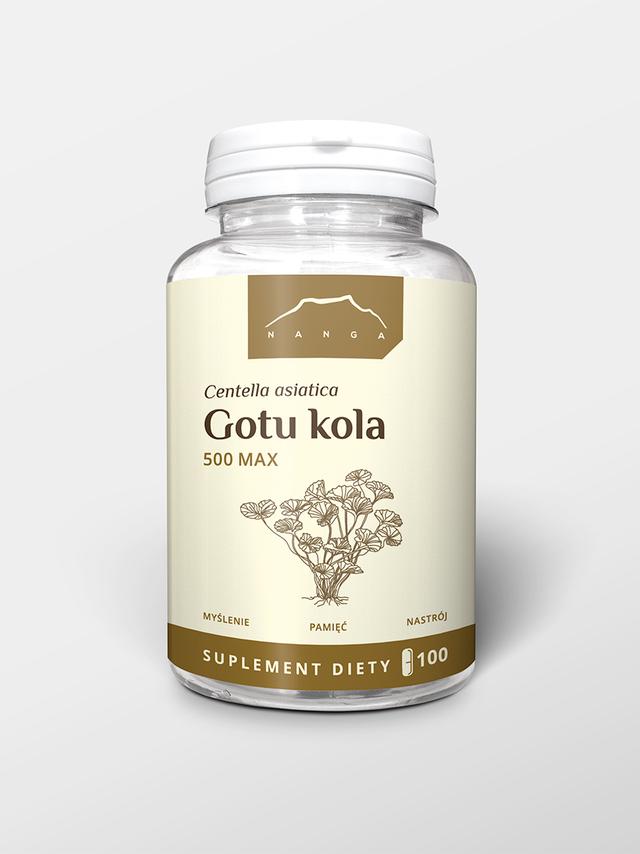 Gotu kola max 100 kapsułek x 500 mg