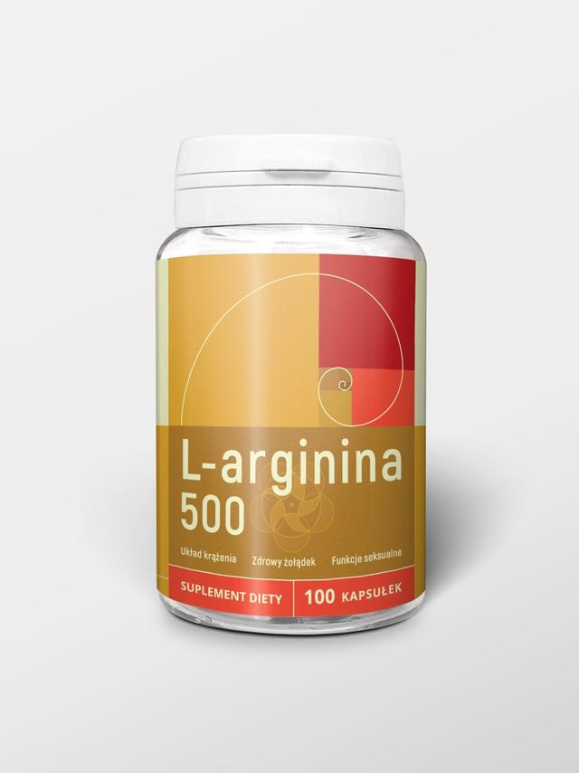 L-Arginina 100 kapsułek x 500 mg