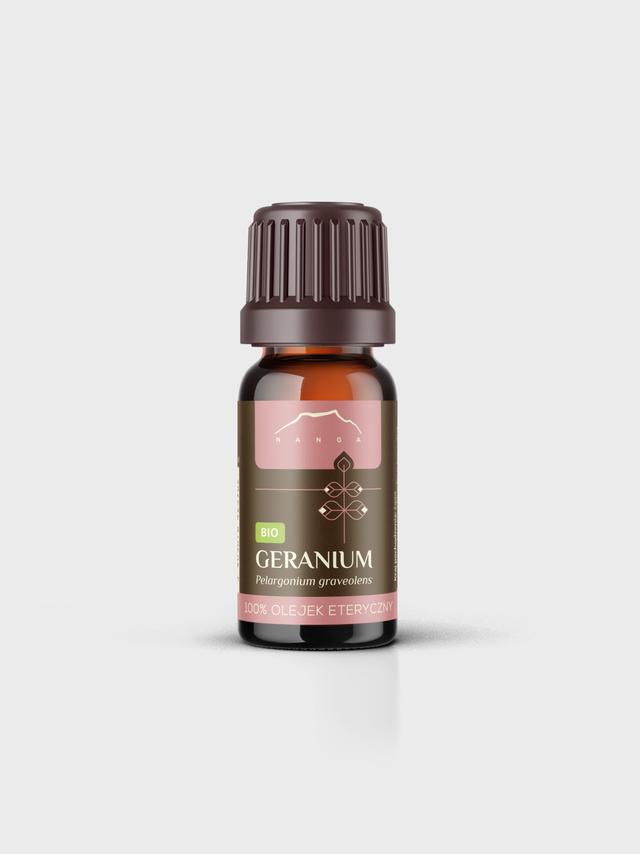 Olejek geraniowy BIO 100% eteryczny Nanga