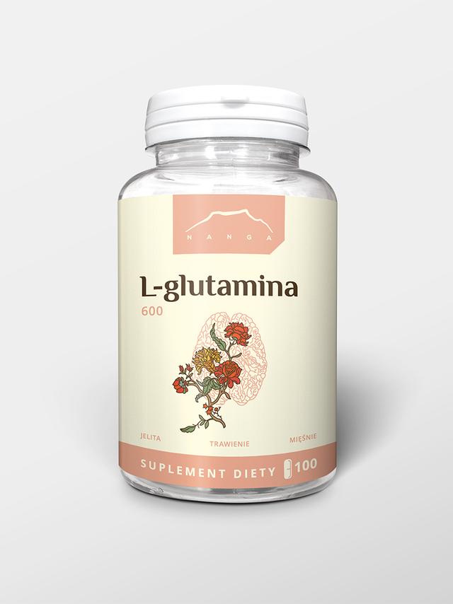L-Glutamina 100 kapsułek x 600mg