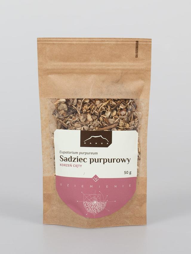 Sadziec purpurowy korzeń