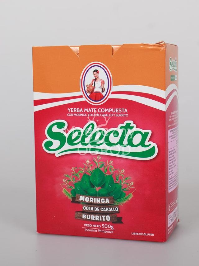 Yerba Mate Selecta Moringa Burrito 500g