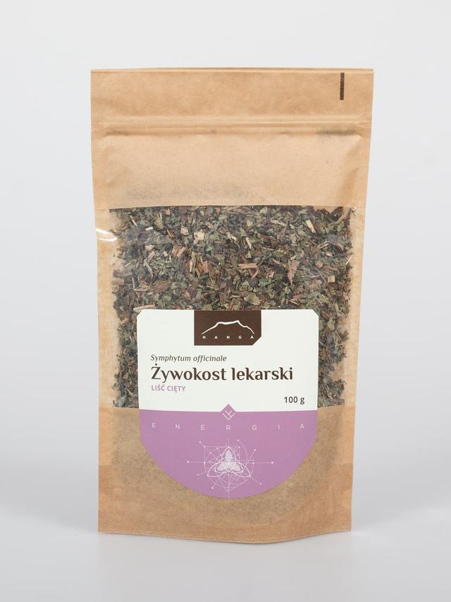 Żywokost lekarski liść