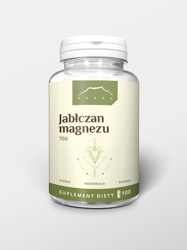 Jabłczan magnezu 100 kapsułek x 700mg