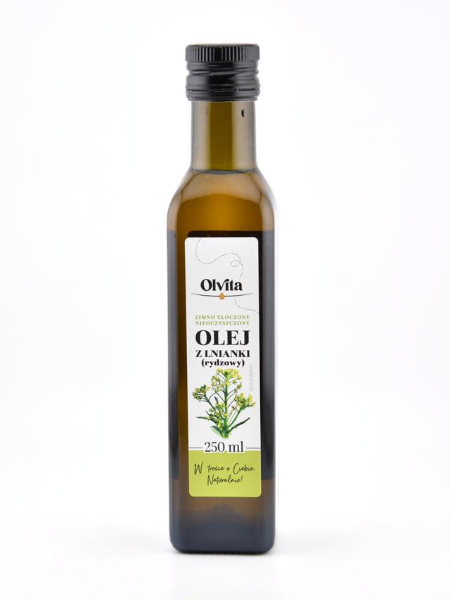 Olej z lnianki zimotłoczony Olvita 250ml