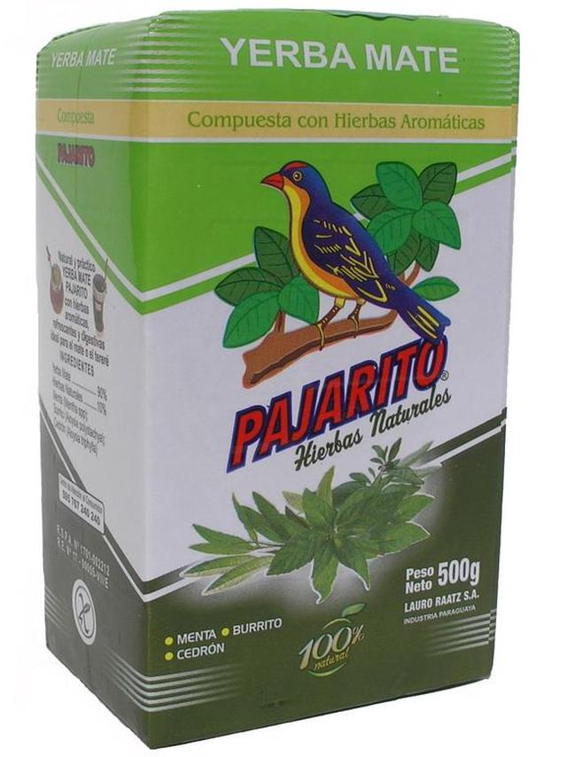 Yerba Mate Pajarito Mięta, Cedron i Burrito 500g