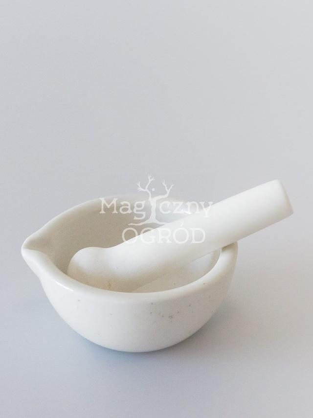 Moździerz porcelanowy z tłuczkiem