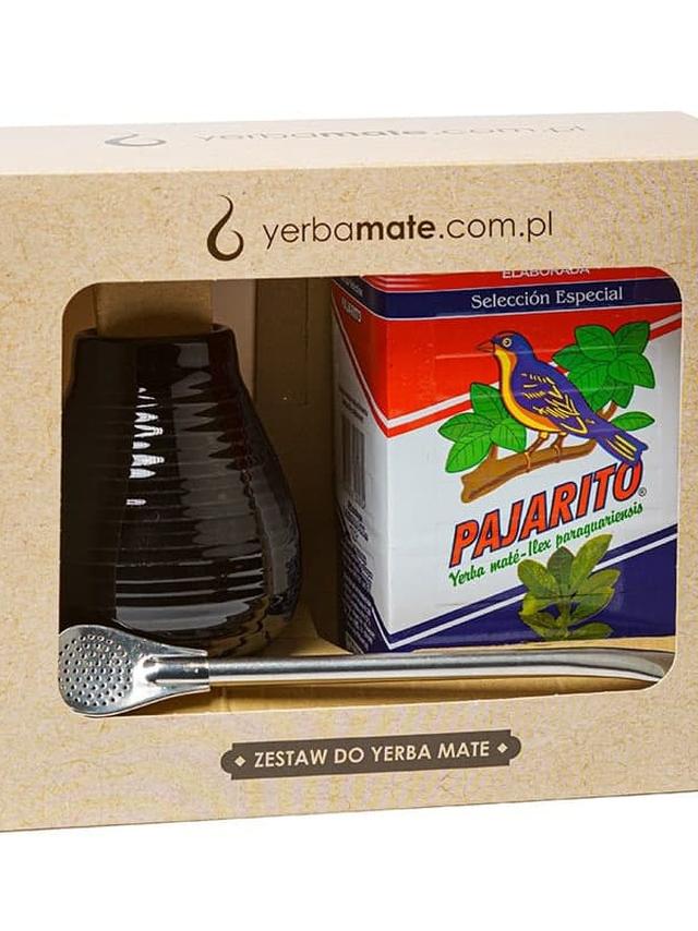 ZESTAW do Yerba Mate Pajarito + Naczynko Ceramiczne + Bombilla