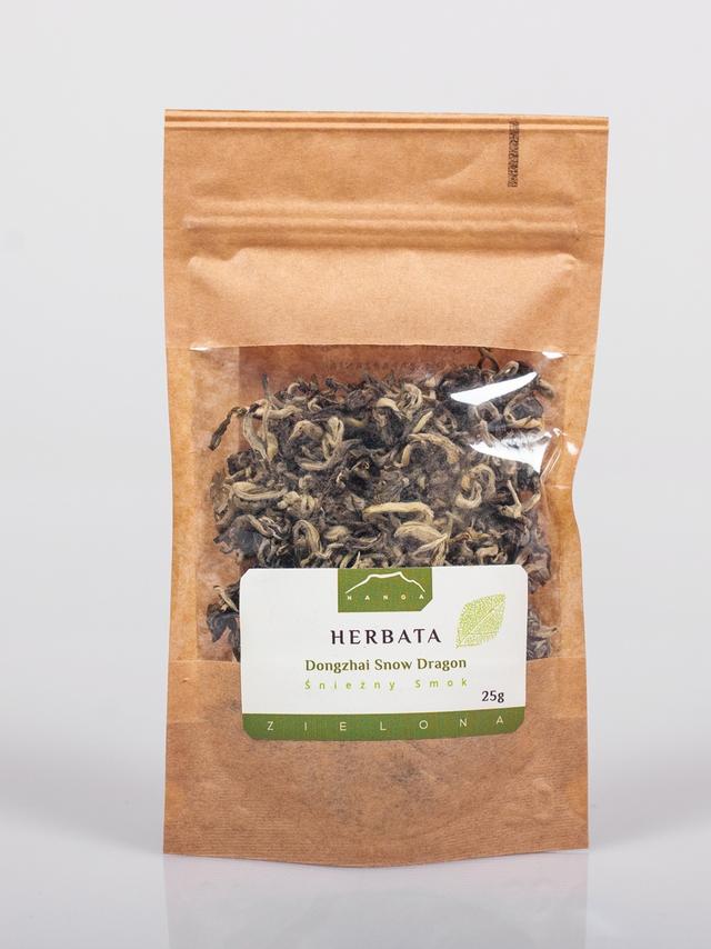 Herbata zielona - Dongzhai Snow Dragon "Śnieżny smok"