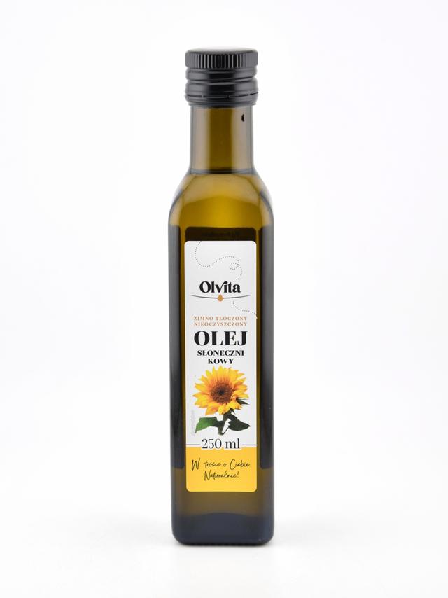 Olej słonecznikowy zimnotłoczony Olvita