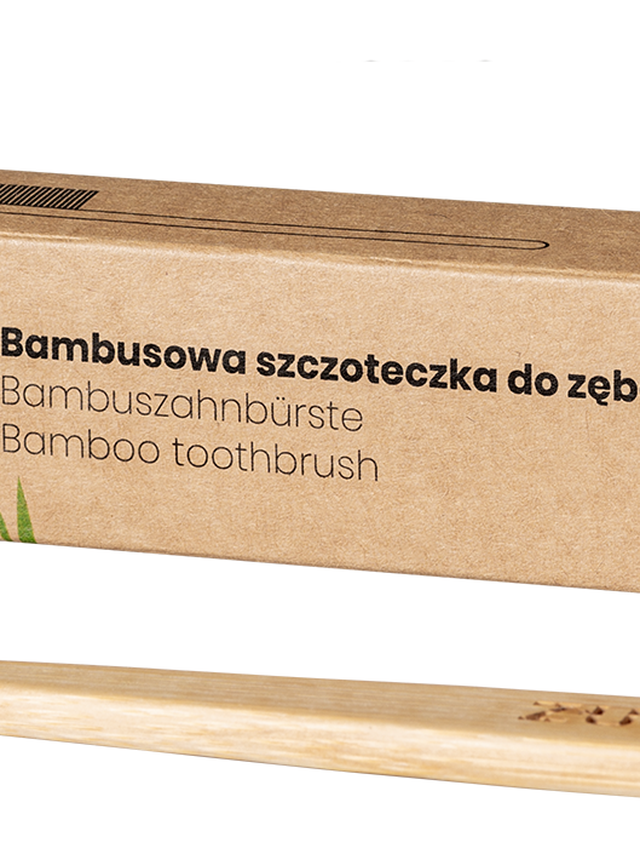 Szczoteczka bambusowa do zębów dla dorosłych