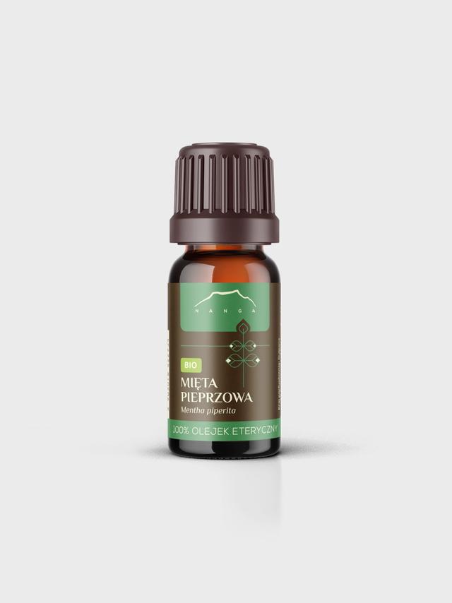 Olejek z mięty pieprzowej BIO 100% eteryczny Nanga