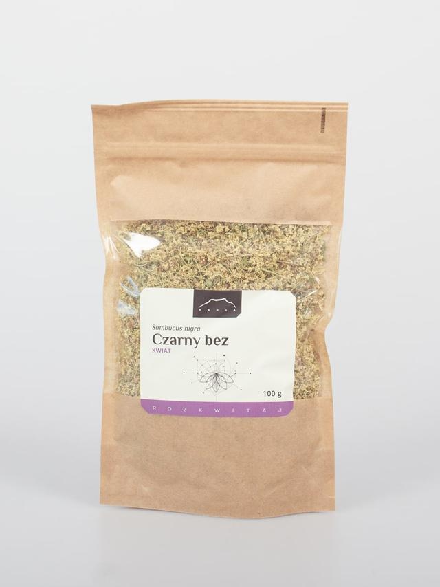 Czarny bez kwiat
